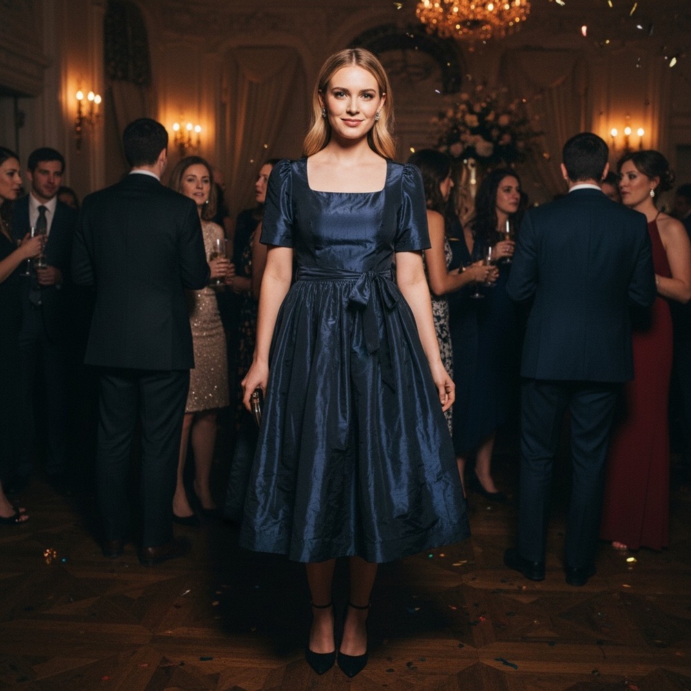Isaac Mizrahi: Iridescent Bow Special Occasion Dress 🎉🥳🎈🎊🎁🍾
